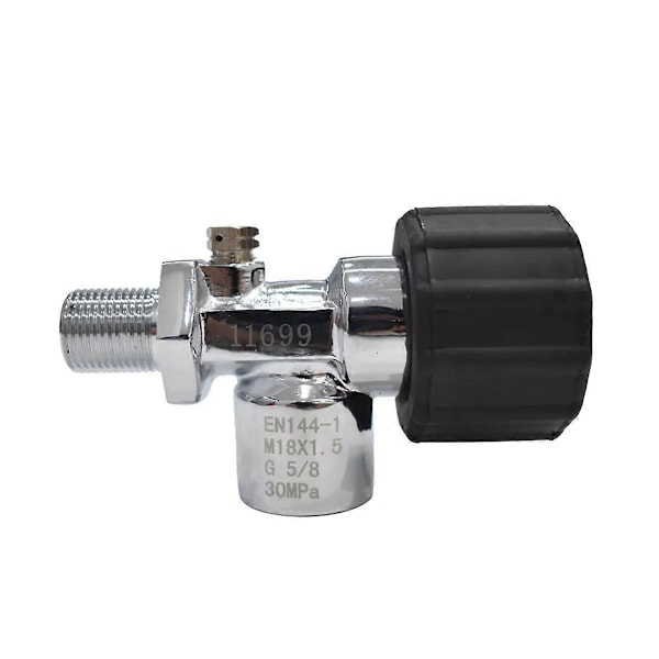 4500Psi 300Bar Dykkerflaske Cylinder Ventil Påfyldningsstation Rustfrit Stål G5/8 Luftflasker Genopfyldningsadapter M18x1.5 As Shown