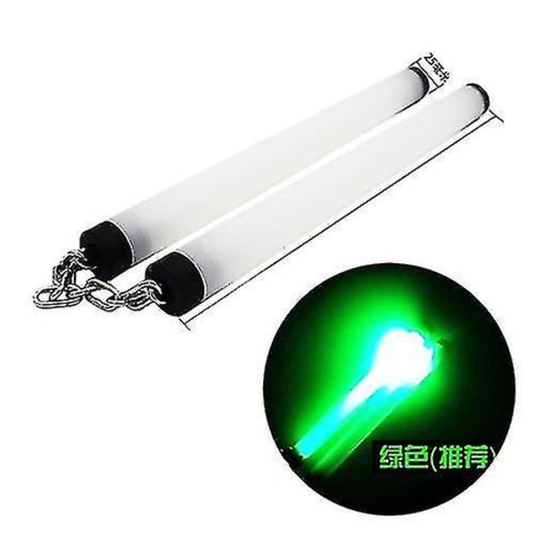 Led Nunchaku Ljus Upp Prestanda Leksaker green