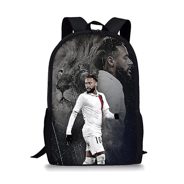 Fotbollsstjärna Neymar Jr Skolväskor för pojkar och flickor 3d Print Skolryggsäckar Barnväska Förskola Ryggsäck Barn Bokväska DB A2