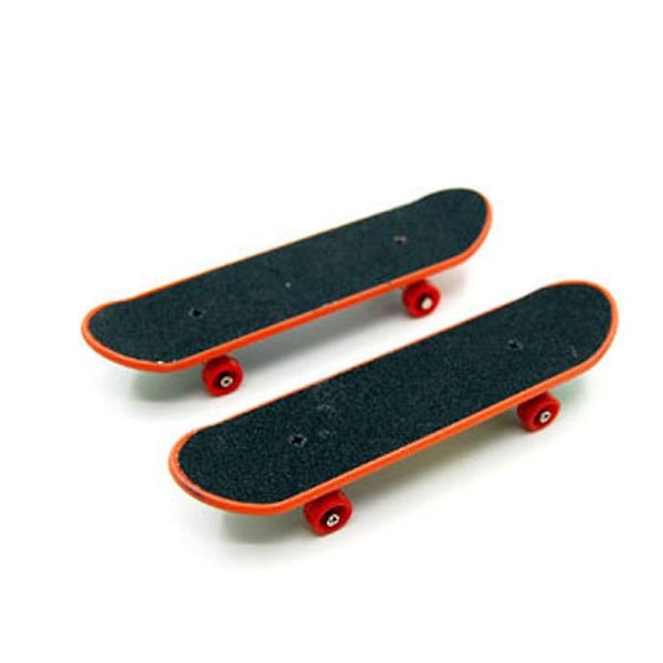 10 stk Finger Skateboard Fingertip Dance Ekstrem Finger Sport Leke Plast Finger Skateboard, tilfeldig farge