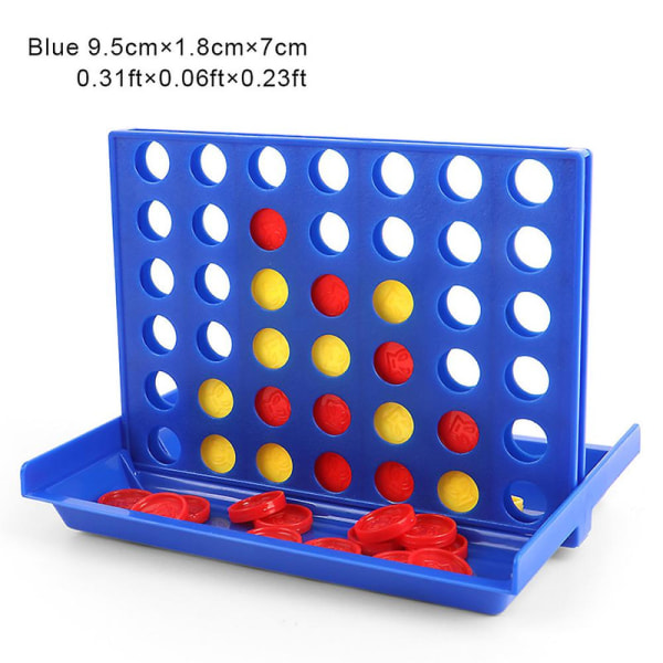 Stort Connect Four På Rad 4 På En Linje Brettspill Barn Utdanningsleker [DmS] 95cm x 18cm x 7cm