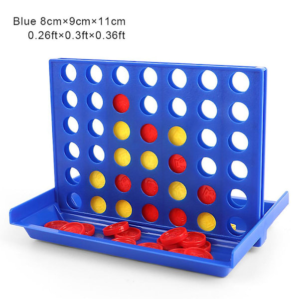 Stort Connect Four I Rad 4 I Rad Brädspel Barn Utbildningsleksaker [DmS] 8cm x 9cm x11cm