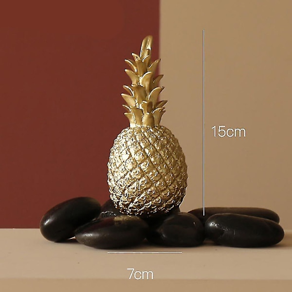 Pohjoismainen Kultainen Ananas Luksus Koriste Koti Toimisto Työpöytä Luova Koriste BY Gold