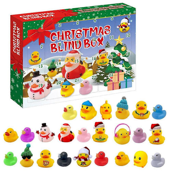 Julekalender - Gummibader Adventkalender 24 stk