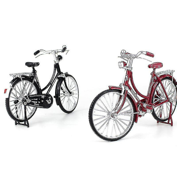 1:10 Legering Klassisk Retro Cykelmodell Ornament [DmS] Red Man Style