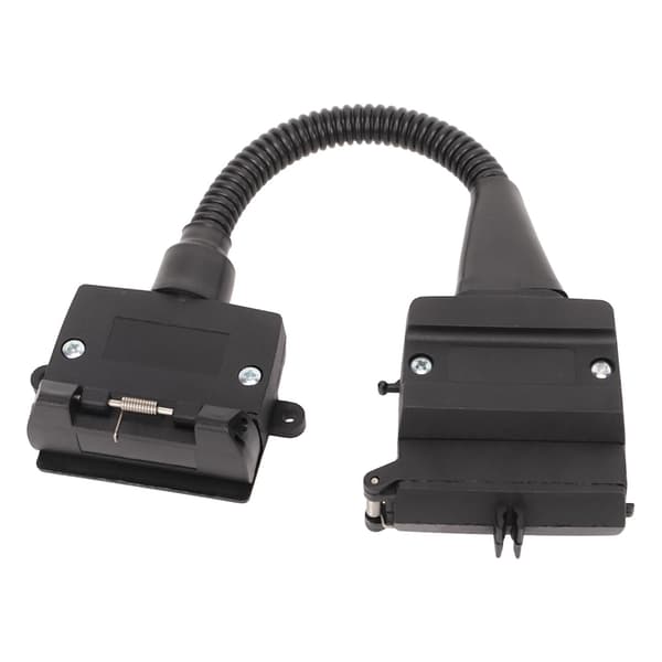 12-pins Flat Hane til 7-pins Flat Hunn Tilhengeradapterkontakt