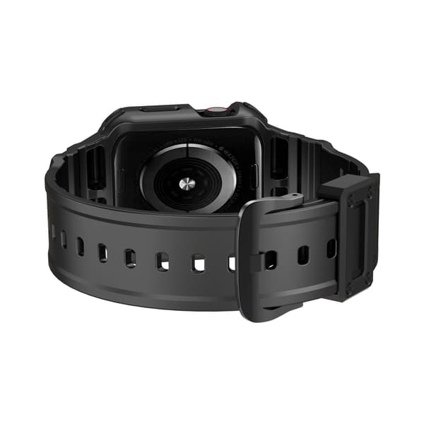 TPU urrem til Apple Watch Series 7/6/5/4/3/2 Sort 38/40/41 mm