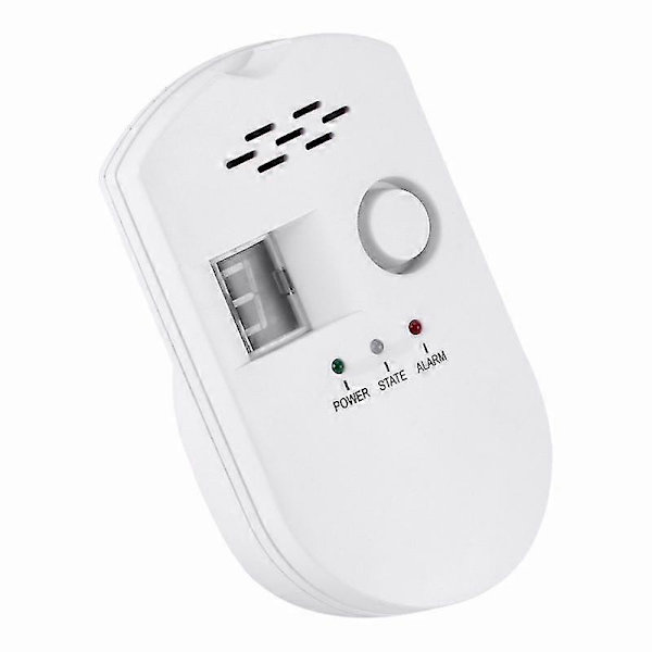 Natur Gas Detektor: Plug-in Multi-gas Detektor til Naturgas og LPG, 85 dB (gassensor)