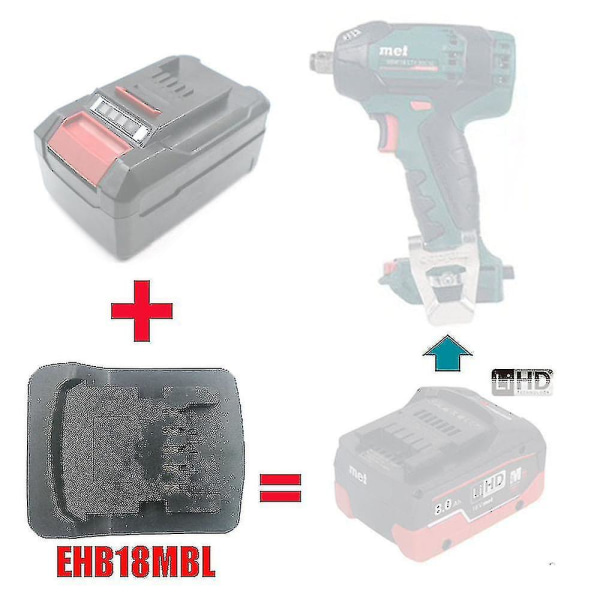 Einhell 18v Lithium Battery Converter Adapter To Metabo 18v Lithium-ion Batteries Power ToolsBY