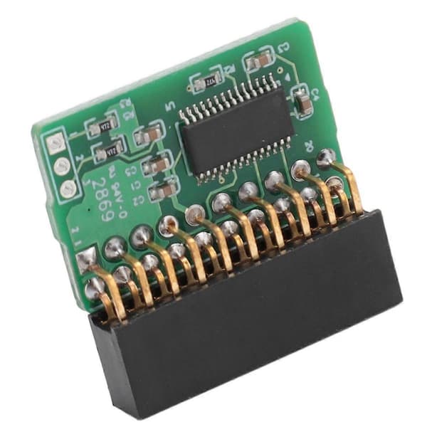 20Pin TPM 2.0 Modul Vertikal Trusted Platform Module for AOM TPM 9665V TCG 2.0 Green