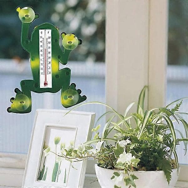 Frø Tegneserie Sugetermometer: Indendørs & Udendørs Termometer