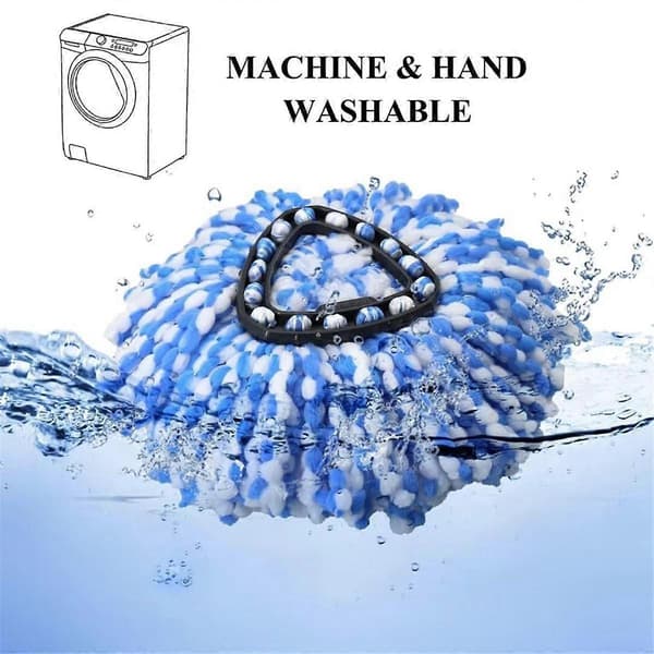 Moppehode for O Rinse Clean Mikrofiber 2-Tank System, Bytt ut med roterende moppebase As Shown