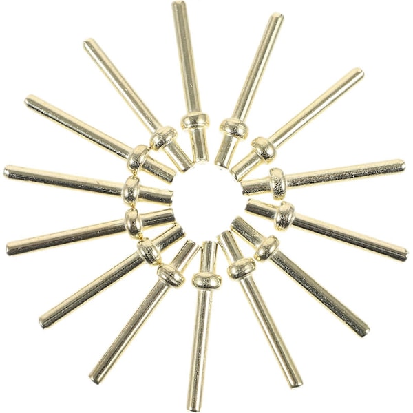 100 kpl Cribbage-pegsit, Metalliset Cribbage-pegsit, Pelivarusteet Cribbage-peliin Golden 2.59X0.46X0.46CM