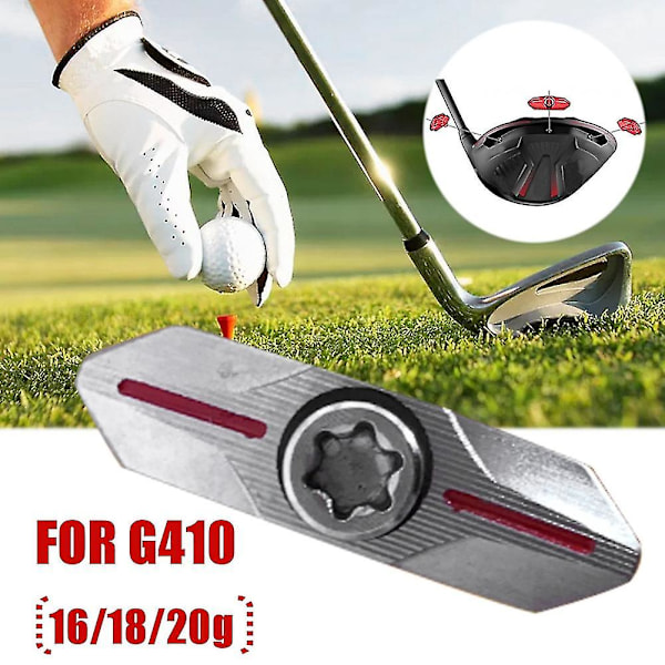 2x Golfvikt för Ping G410 Driver 4g-20g Ny (20g)