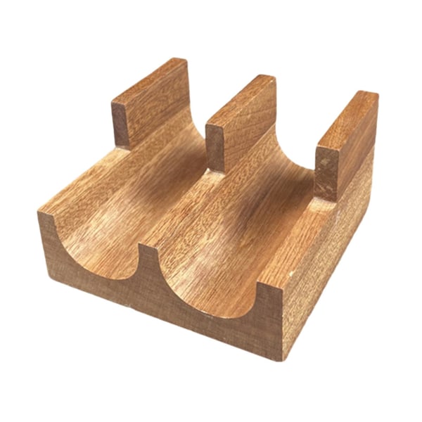 Puinen Sushi-teline, Sushi-tarjotin, Tarjoiluteline, Taco-teline Tarjottimelle Kokoontumisille RavintolaBY Wood 2 Grid