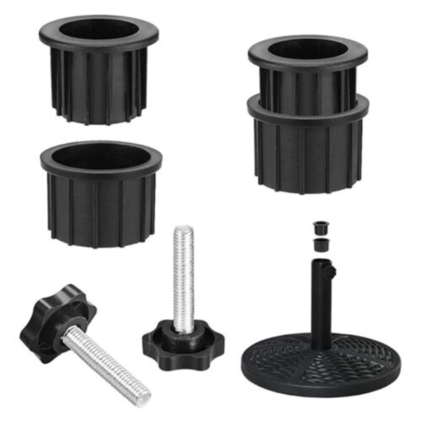Parasollhullring Plugg Fleksibel Enkel Installasjon Parasoll Kile For Svømmebasseng Balkong Two Set Of Base Brackets