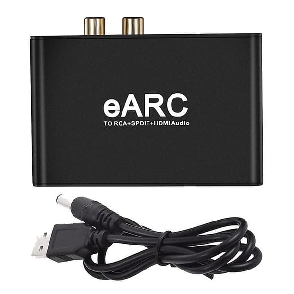 EARC/ARC Lydkonverter Adapter ARC Lydretur HD 7.1 Kanal 3.5mm Jack