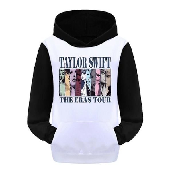 Pop Taylor Swift Julegaver The Eras Tour Hoodie Jenter Gutter Hettestroffegenser Pullover Topper Barn Tenåringer B 5