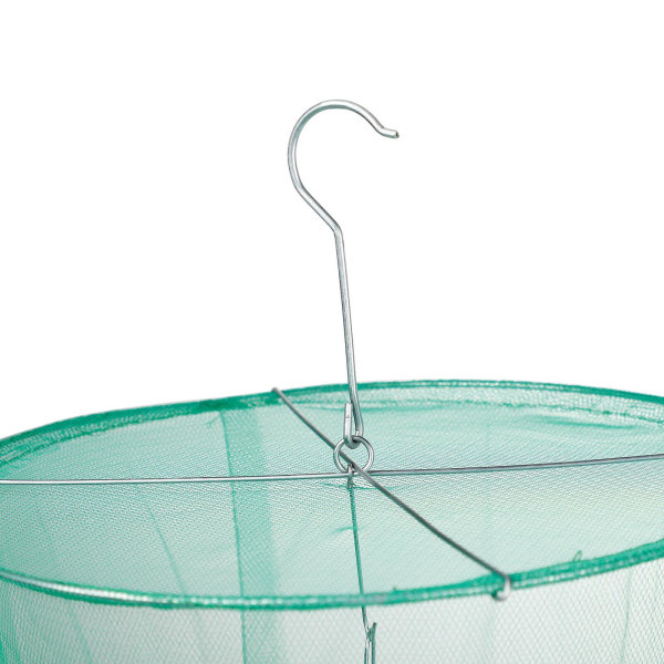 Ranch-kärpäsloukku Ulkokäyttöön, Uusiokäyttöiset Kärpäsloukut Ripustushäkkeihin, Kärpästen Pyydystimet Tappaja Lokerolla, 100% Uusi Green 4pcs