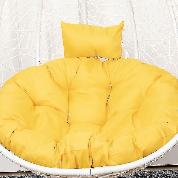 Ripustuskeinutuolin tyyny, verhoiltu keinutuolin tyyny, kodin keinutuolin istuintyyny Creamy-white 105cm