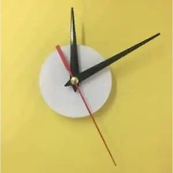 Högkvalitativ 1 st DIY tyst kvartsur runt väggklocka rörelsemekanism delar reparation ersättning behöver verktyg heminredning white