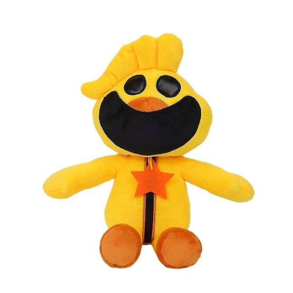 Smilende Critters-serie plysjleker Myke utstoppede dukkefigur Trykkavlastende plysjleker Dukkegaver til fans og venner 11,8 tommer [DB] Bird