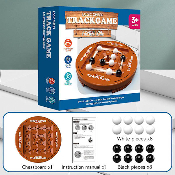 Orbitos Lautapelille Connect 4, Track Logic Lauta, Logic Shakki Track Lautapeli, 100% Uusi [DmS]