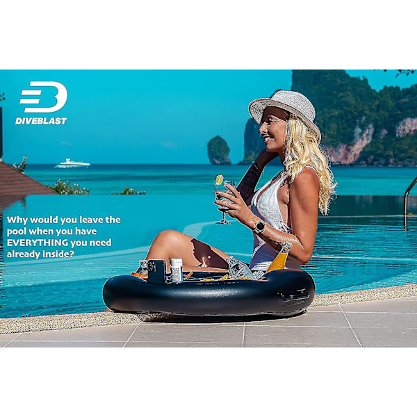 Flydende Drikkeholder Til Pool Oppustelig Flydende Hylder Poolbakke Til Swimmingpool Party Strandkar