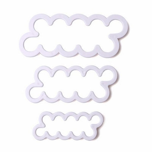 3D Ruusun Terälehti Kakku Fondant Leikkuri, Kukka Muotit Kakun Koristeluun, Fondant Kuorrutus Työkalut, Kakun Koristelu Kukka Eväste DIY Leivonta Tarvikkeet (3kpl-