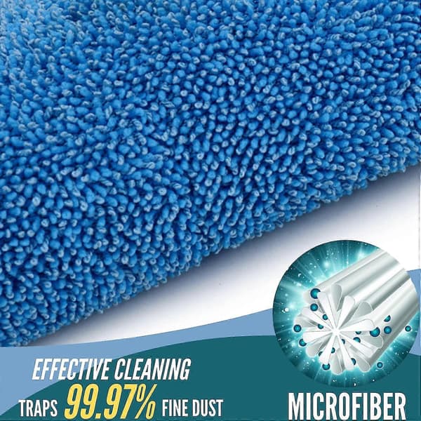 Vax Dampmoppepuder Udskiftning, 3-pak Mikrofiber Vaskbar til S7/S86-SF-C & Mere [DB]