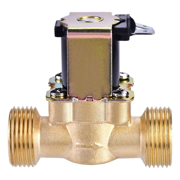 3/4 DC 24V Normalt Lukket Messing Elektrisk Magnetventil for Vannkontroll
