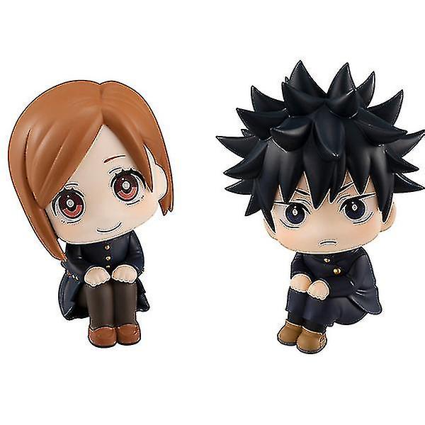 Jujutsu N Anime Figure Gojo Satoru Itadori Yuji Look Up Action Figure Jujutsu N Fushiguro Megumi Figurine Doll Gift[HK]