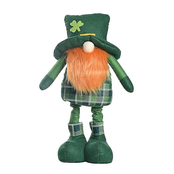 Irländska Tomtar St. Patricks Dag Presenter Leprechaun Nordisk Svensk Vår Handgjord Skandinavisk Tomte E