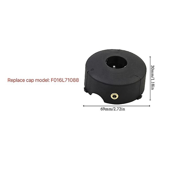 For Bosch ART 23 Combitrim / ART 26 Combitrim / ART 30 Combitrim Gressklipper Trimmer Spoledeksel, Multicolor 4pcs