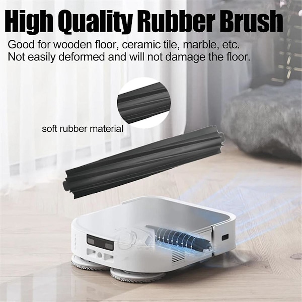 Tilbehørsett for Deebot X2 / X2 Omni / X2 Pro / Dex86 støvsuger, reservedeler, hovedbørste