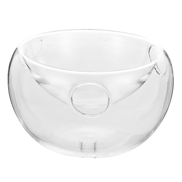 1 stk. Tørr is Kreativt Servise Dobbel Salatskål Transparent For Restaurant 13CM