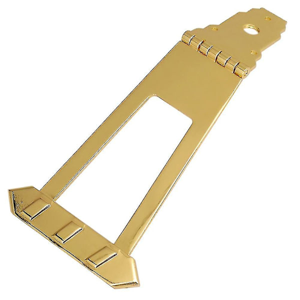 Gitarr 6 Strängar Jazz Archtop Trapeze Tailpiece Bro Kompatibel Med Ihålig Semi Ihålig Gitarrdelar Guld