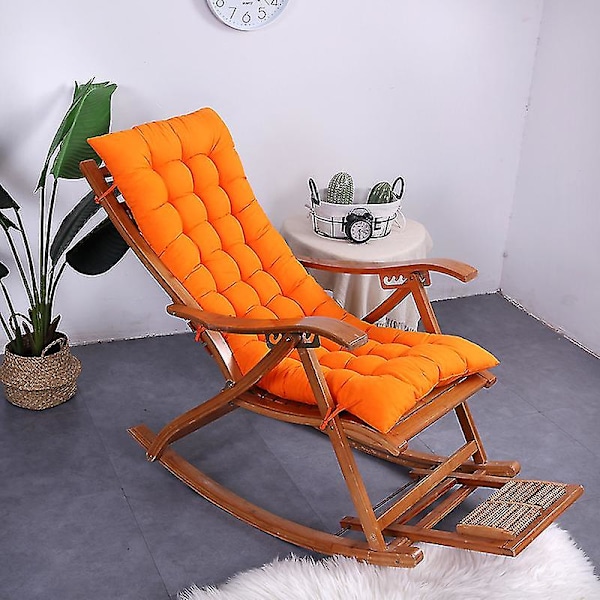 Lounger Pute Myk Erstatning Høy Sete Pute Med Fikseringsstropp Stor Gyngestol Benk Pute ForBY Gray