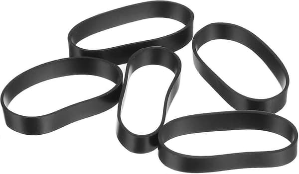 30 stk. silikoneelastikker, 25x5 mm elastikker ringe kabelbindere stærk elastik