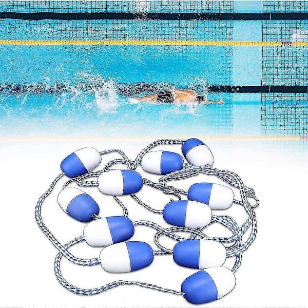 Sikkerheds Flydelinjer - 5m Pool Sikkerhed Adskillelsesreb Flydende Reb Bane Linje Pool Udstyr