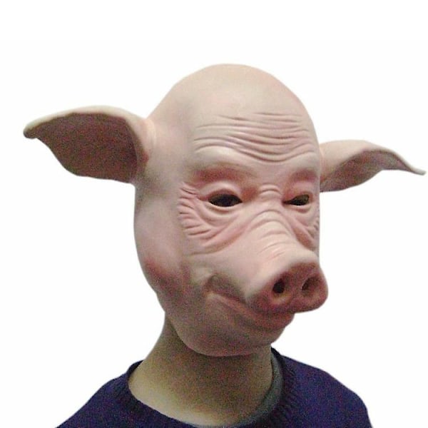 Mardi Gras -Sika Mask - Kumimask - Kokonainen Mask - Puvustus - Fanci