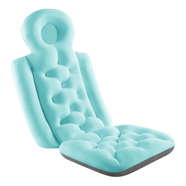 Koko vartalon kylpytyyny, kylpyammetyyny, spa-kylpyammetyyny ergonominen tyyny blue A