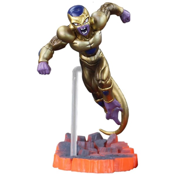 Dragon Ball Z Dbz Figur Super Saiyan Blå Goku Gyllene Frieza PVC Actionfigurer Samlarobjekt Leksaker För Barn Present A opp bag