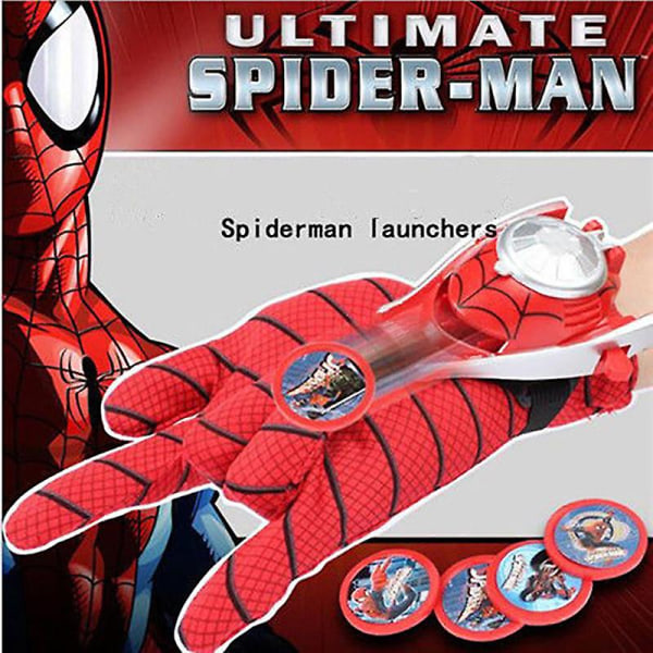 Marvel DC Superhjälte Handske Web Shooter Dart Blaster Launcher Leksak Barnpresent [DmS] Spider-Man