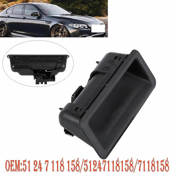 51247118158 Bagasjelokk Lås Utgivelsesknapp Håndtak Bryter For E60 E90 E91 E92 E92 E93 E70 E71