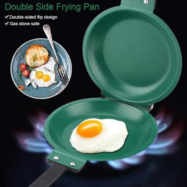 Dobbeltsidet stegepande Non-stick keramisk flip stegepande pandekagemaskine husholdning