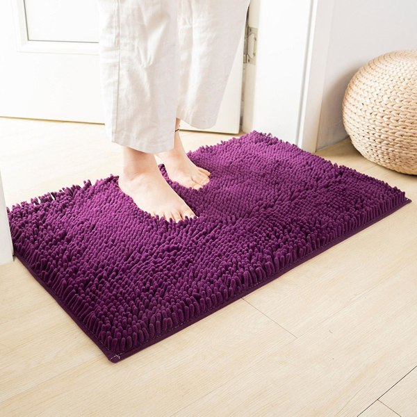 Bathroom Rug,soft And Comfortable,puffy And Durable Thick Bath Mat,machine Washable Bathroom Mats,non-slip Bathroom Rugs For Shower And Under Sink