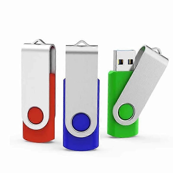 USB 8GB Flashdrev 1 Pak, Rød Tommelfingerdrev, USB 2.0, Datalagring