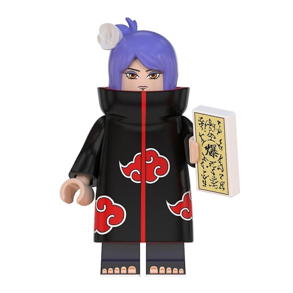 8 stk Anime Naruto Mini Action Figur Legetøj, Byggeklodser Legetøjssæt Til Festgaver, Fans Gave [DmS] Shaped B