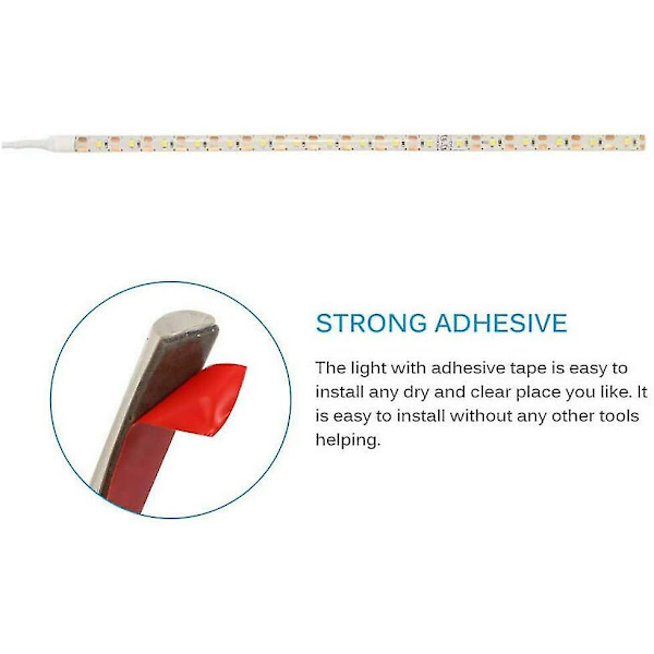 Symaskin LED-lys stripe med berøringsdimming og USB-strømforsyning